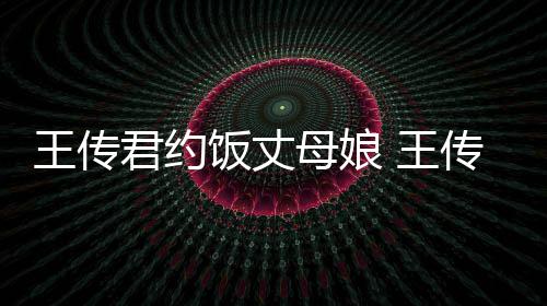 君约女朋料介饭丈母娘友是谁资绍王传 王传君
