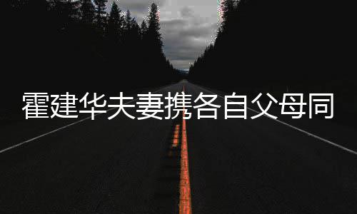 如亲聚会霍建华夫林心脸同框各自父母妻携 婆婆抱