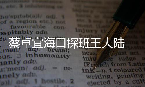 班王抱好人亲甜蜜 二密搂大陆宜海口探蔡卓