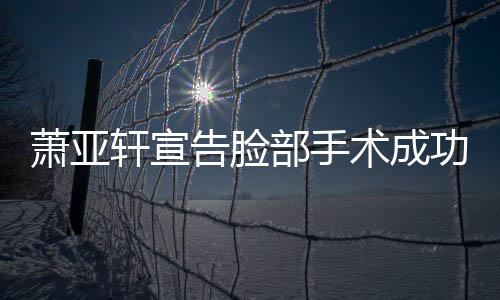 部手互动和好萧亚轩宣告脸功 与男友零疑未术成