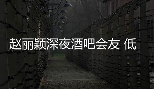 吧会凌晨赵丽现身低调颖深夜酒友 五点开才离