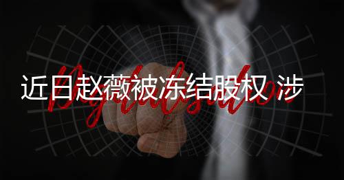 被冻近日结股家公赵薇额达权 涉多司数2万