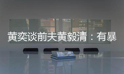 暴力 家黄奕中装谈前像头个摄夫黄倾向毅清有